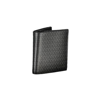 Calvin Klein Men's Black Leather Wallet - One Size