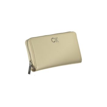 Calvin Klein Women's Beige Polyester Wallet - One Size