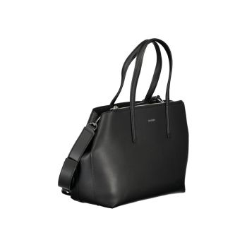 Calvin Klein Women's Black Polyester Handbag - One Size