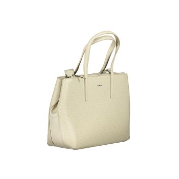 Calvin Klein Women's Beige Polyester Handbag - One Size