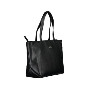 Calvin Klein Women's Black Polyethylene Handbag - One Size