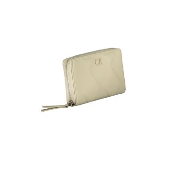 Calvin Klein Women's Beige Polyester Wallet - One Size