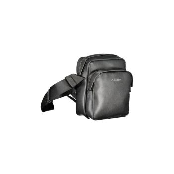 Calvin Klein Men's Black Polyester Shoulder Bag - One Size