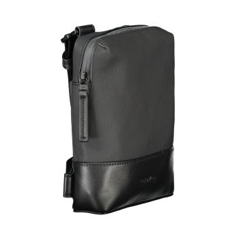 Calvin Klein Men's Black Polyester Shoulder Bag - One Size