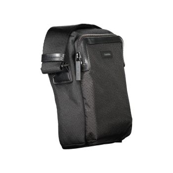 Calvin Klein Men's Black Polyester Shoulder Bag - One Size
