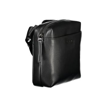 Calvin Klein Men's Black Polyethylene Shoulder Bag - One Size