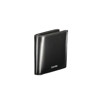 Calvin Klein Men's Black Leather  Wallet - One Size
