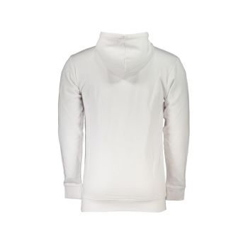 Cavalli Class Men's White Cotton Sweater - 3XL