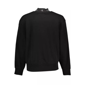 Calvin Klein Men's Black Cotton Sweater - L