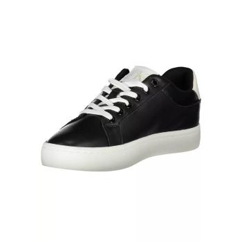 Calvin Klein Women's Black Polyester Sneaker - 36 EU