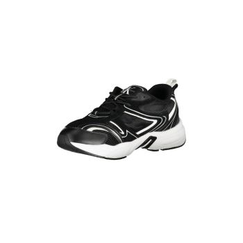 Calvin Klein Men's Black Polyester Sneaker - 44 EU