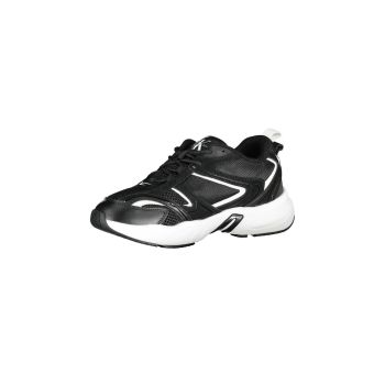 Calvin Klein Women's Black Polyester Sneaker - 36 EU