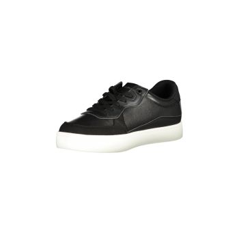 Calvin Klein Men's Black Polyester Sneaker - 41 EU