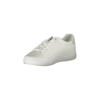 Calvin Klein Women's White Polyester Sneaker - 36 EU