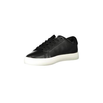 Calvin Klein Men's Black Polyester Sneaker - 40 EU