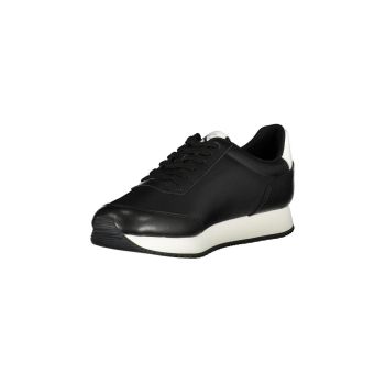 Calvin Klein Women's Black Polyester Sneaker - 37 EU