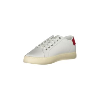 Calvin Klein Men's White Polyester Sneaker - 41 EU