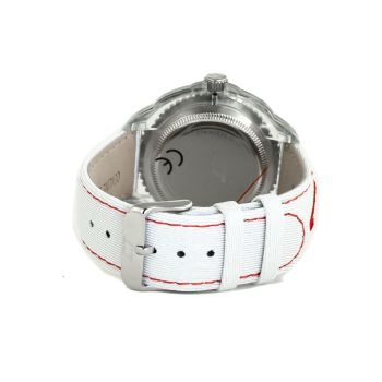 Chronotech Men's White Leather Watch - One Size