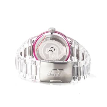 Chronotech Unisex's Transparent Polycarbonate Watch - One Size
