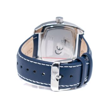 Chronotech Men's Blue Leather Watch - One Size