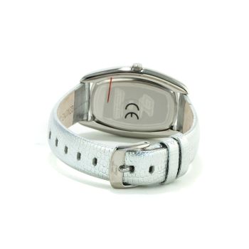 Chronotech Women's Silver Leather Watch - One Size