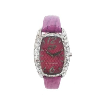 Chronotech Women's Purple Leather Watch - One Size