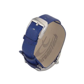 Chronotech Men's Blue Leather Watch - One Size