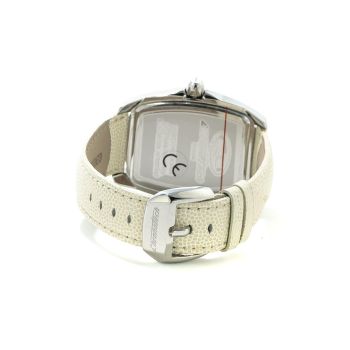 Chronotech Unisex's White Leather Watch - One Size