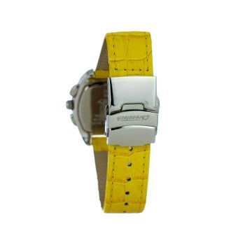 Chronotech Women's Yellow Leather Watch - One Size