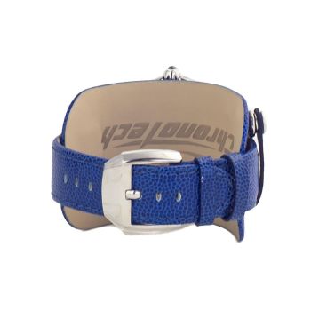 Chronotech Men's Blue Leather Watch - One Size