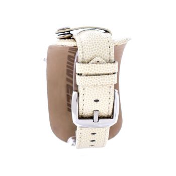 Chronotech Unisex's Beige Leather Watch - One Size