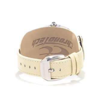 Chronotech Men's Beige Leather Watch - One Size