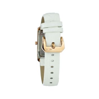 Chronotech Women's White Leather Watch - One Size