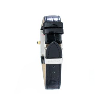 Chronotech Women's Black Leather Watch - One Size