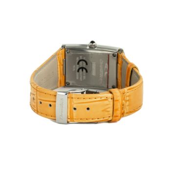 Chronotech Women's Orange Leather Watch - One Size