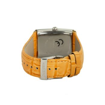 Chronotech Unisex's Orange Leather Watch - One Size