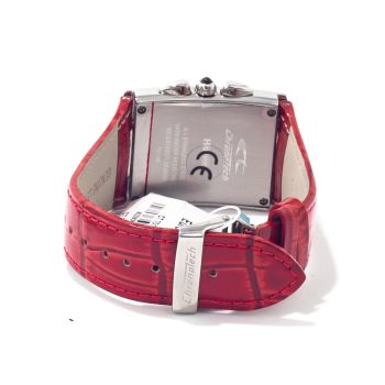 Chronotech Women's Red Leather Watch - One Size