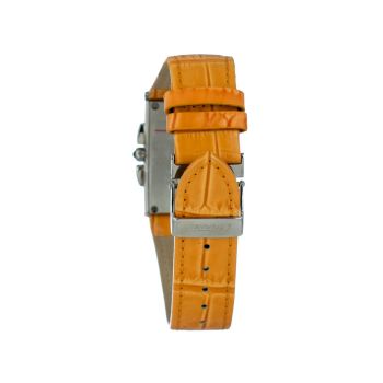 Chronotech Men's Orange Leather Watch - One Size