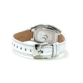 Chronotech Women's Silver Leather Watch - One Size