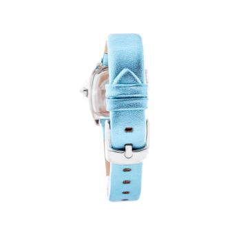 Chronotech Women's Blue Leather Watch - One Size