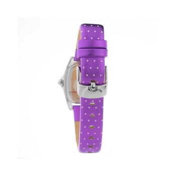 Chronotech Women's Purple Leather Watch - One Size