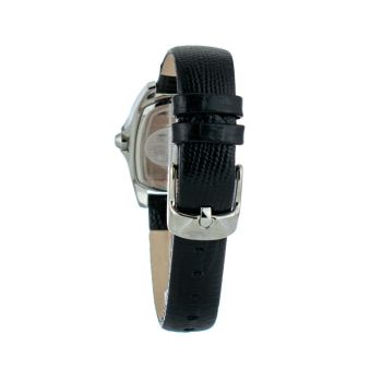 Chronotech Women's Black Leather Watch - One Size