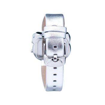 Chronotech Women's Silver Leather Watch - One Size