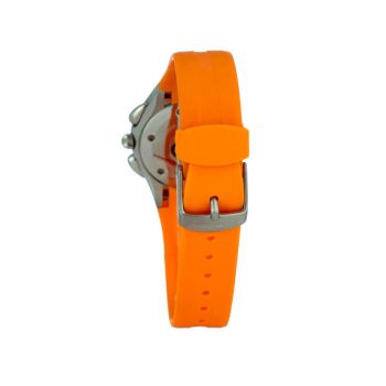 Chronotech Women's Orange Rubber Watch - One Size