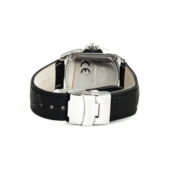 Chronotech Women's Black Leather Watch - One Size