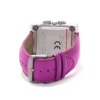 Chronotech Men's Purple Leather Watch - One Size