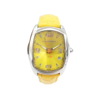 Chronotech Women's Yellow Leather Watch - One Size