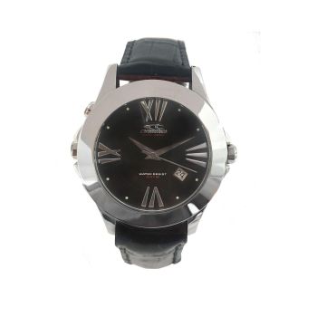 Chronotech Men's Blue Leather Watch - One Size