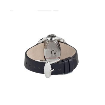 Chronotech Women's Black Leather Watch - One Size