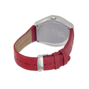 Chronotech Men's Red Leather Watch - One Size